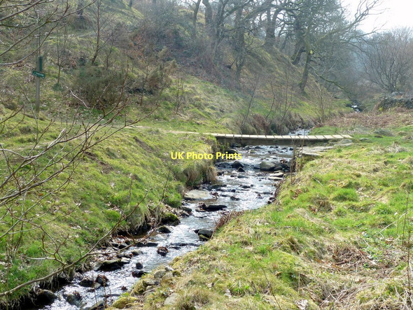 Photo 6"x4" Bretton Brook at Stoke Ford Abney c2011