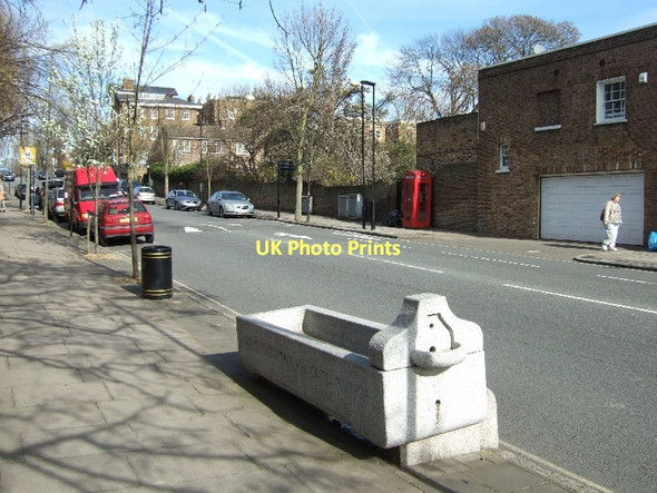 Photo 6"x4" Horse trough and drinking fountain in Carlton Hill Kensal Town c2011