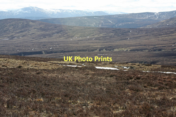 Photo 6"x4" Moorland, Dalnacardoch Forest Allt Shios Chulaibh c2011