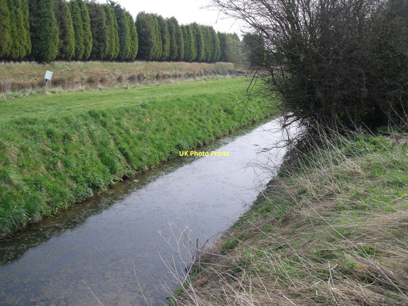 Photo 6"x4" Field drain near Goule Hall Farm Newhay\/SE6630 c2011