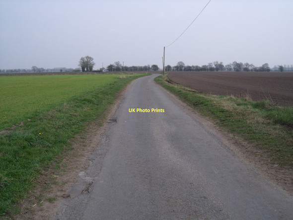 Photo 6"x4" Minor road towards Woodhall South Duffield c2011