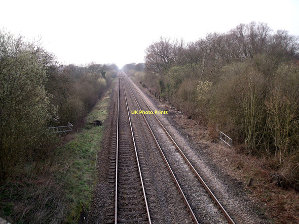 Photo 6"x4" Railway lines towards Selby Eastrington c2011