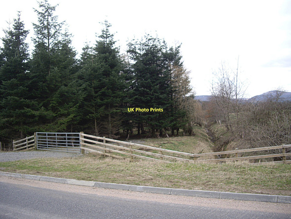 Photo 6"x4" Drainage ditch to Water of Feugh Strachan c2011