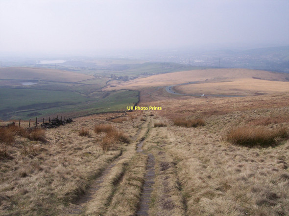 Photo 6"x4" The Roman Road on Blackstone Edge Moor Durn c2011