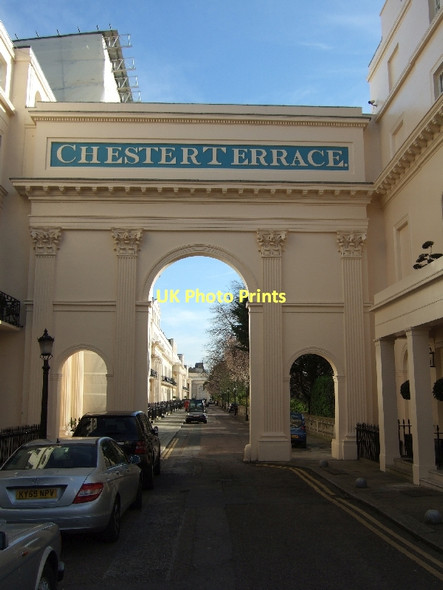 Photo 6"x4" Archway at the north end of Chester Terrace Marylebone\/TQ2881 c2011