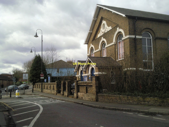 Photo 6"x4" Crayford Baptist Church and Bexley Lane Crayford\/TQ5174 c2011