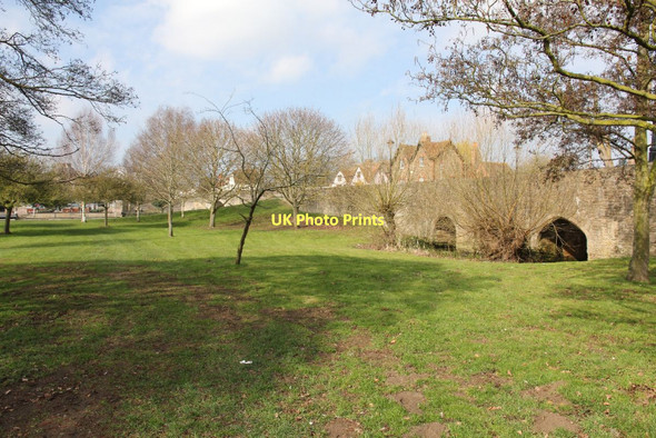 Photo 6"x4" Arches in the bridge Abingdon c2011