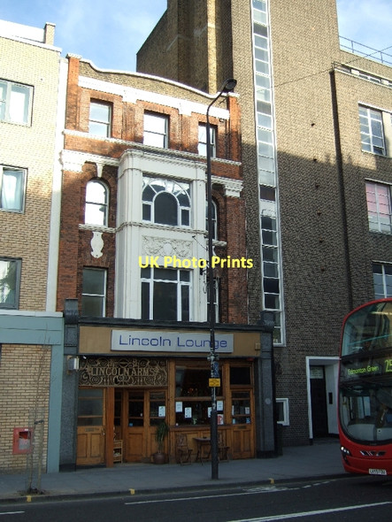 Photo 6"x4" The Lincoln Lounge near Kings Cross station London c2011
