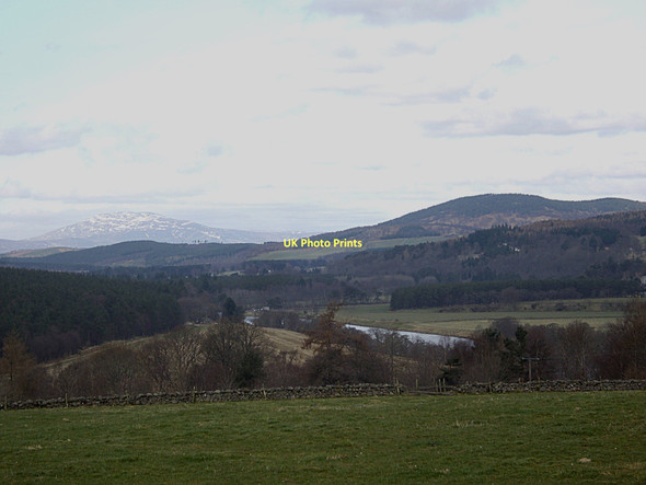 Photo 6"x4" View up Deeside Kincardine O'Neil c2011