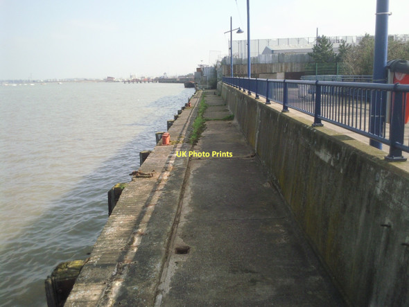 Photo 6"x4" Flood defences at Erith Erith c2011