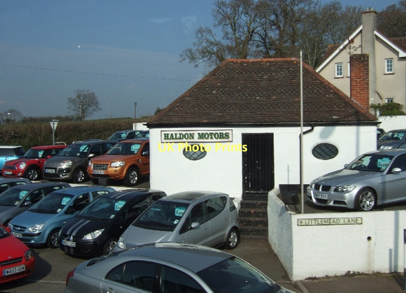 Photo 6"x4" Haldon Motors on the northern edge of Exmouth Exmouth c2011