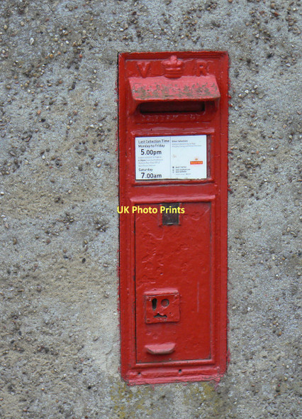 Photo 6"x4" Millers Green postbox ref: DE4 337 Wirksworth c2011