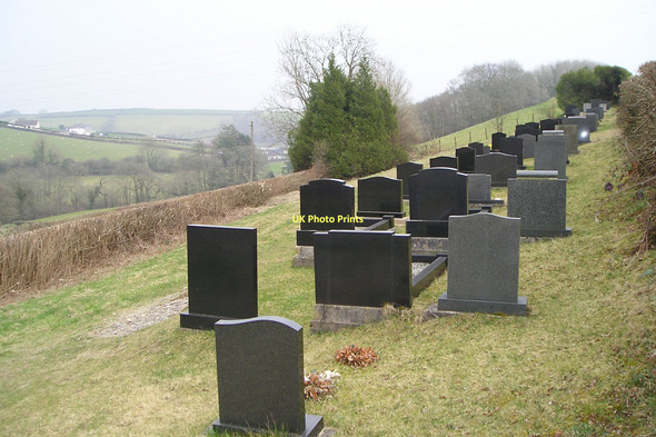 Photo 6"x4" New cemetery Cynwyl Elfed c2011