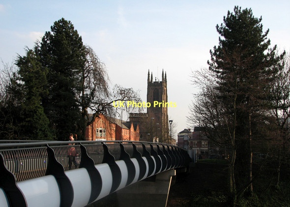 Photo 6"x4" Derby Cathedral seen from St Mary's Derby\/SK3535 c2011