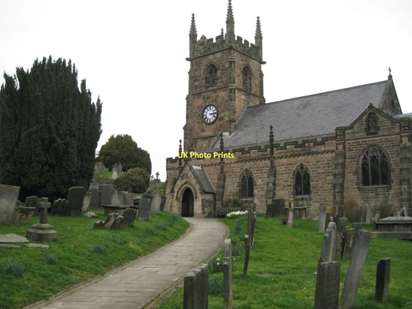 Photo 6"x4" St Giles' Church, Old Matlock Matlock c2011