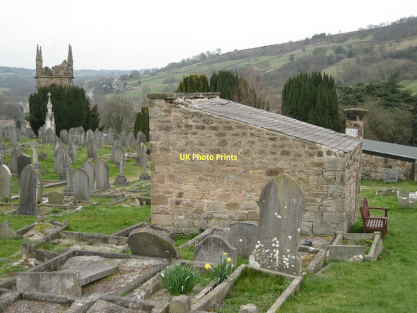 Photo 6"x4" Building in St Giles' churchyard, Old Matlock Matlock c2011