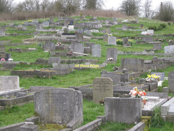 Photo 6"x4" Twentieth-century memorials, St Giles' churchyard, Old Matlock Matlock c2011
