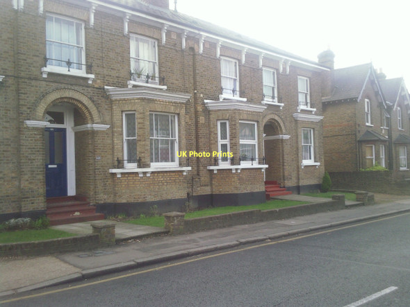 Photo 6"x4" Victorian house with precise date Hounslow c2011