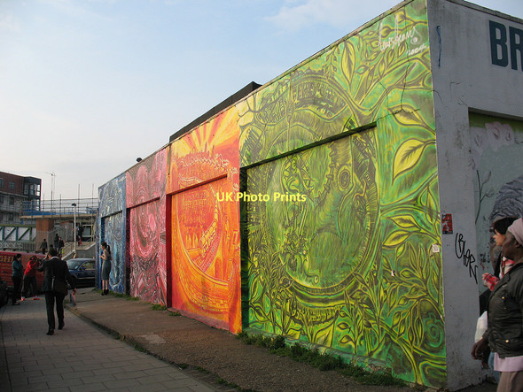 Photo 6"x4" Mural on Coulgate Street, Brockley Deptford\/TQ3677 c2011