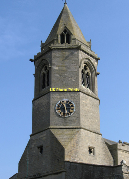 Photo 6"x4" Helpston - church steeple Helpston c2011