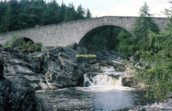 Photo 6"x4" General Caulfeild's military bridge Garve \/ Gairbh c1977