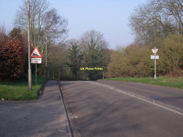 Photo 6"x4" A615 downhill towards Wessington South Wingfield c2011