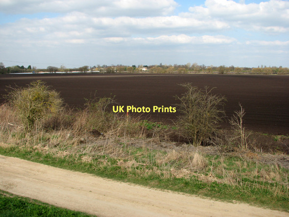 Photo 6"x4" Fen fields near Commissioners' Farm River Bank c2011