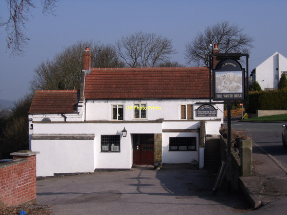 Photo 6"x4" The White Bear, Stretton Clay Cross c2011