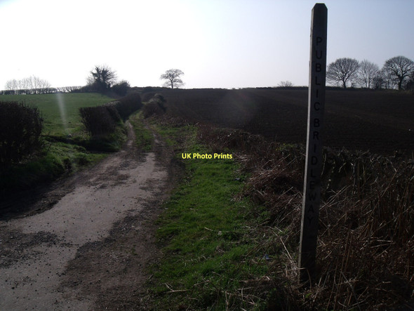 Photo 6"x4" Track off Ashover New Road Clay Cross c2011