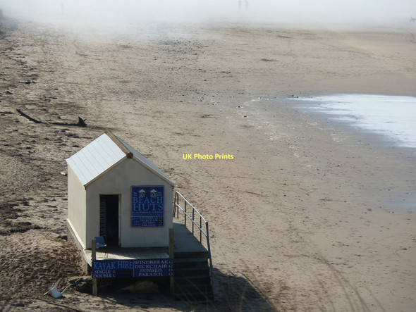 Photo 6"x4" Beach hut, kayak, deckchair hire at Saunton Sands Saunton c2011