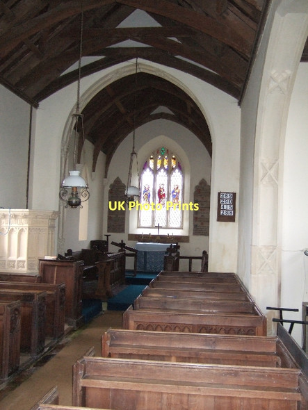 Photo 6"x4" Inside chapel of St Thomas at Oldridge Venny Tedburn c2011