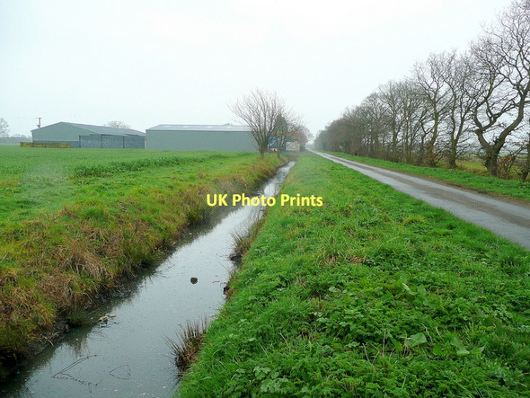 Photo 6"x4" Ditch by Green Lane Swinderby c2011
