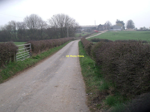 Photo 6"x4" Track to Shirland Lodge Alfreton c2011