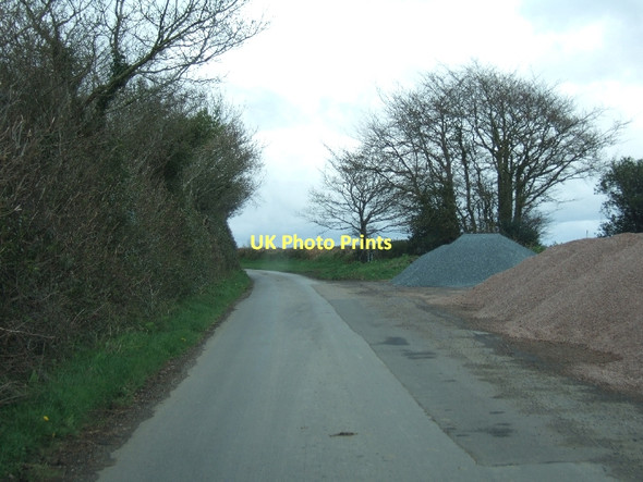 Photo 6"x4" Layby near Pound Down Corner Heath Cross\/SX8494 c2011