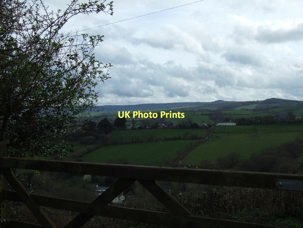 Photo 6"x4" View south from Hackworthy Corner Halsfordwood c2011
