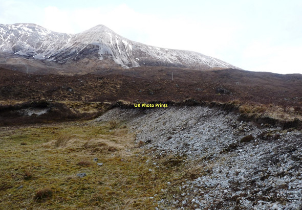 Photo 6"x4" Old gravel pit below Beinn Eighe Coulin Lodge c2011