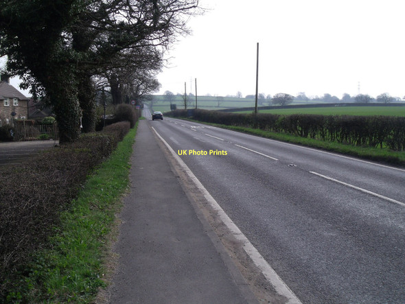Photo 6"x4" B6039 towards Tibshelf Hardstoft Common c2011