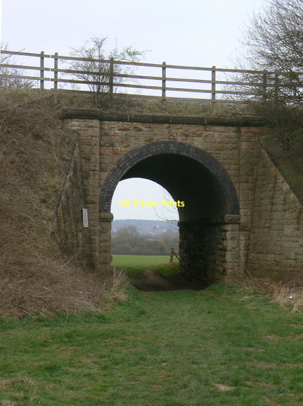 Photo 6"x4" Bully Lane bridge Market Warsop c2011