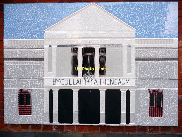 Photo 6"x4" Mosaic of Bycullah Athenaeum, Enfield Enfield\/TQ3396 c2011