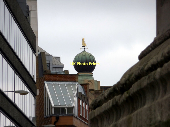 Photo 6"x4" Weathervane, Caveat House, London EC4 London c2011