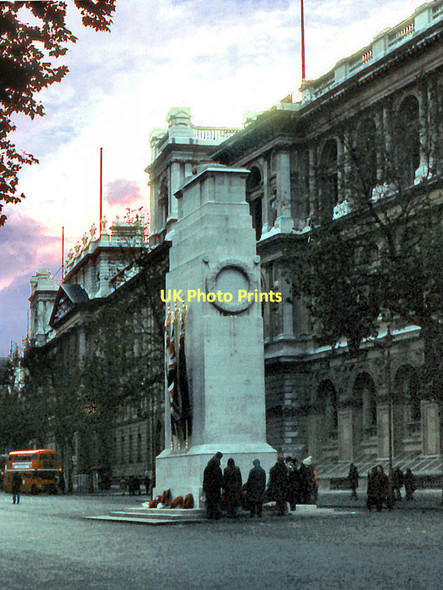 Photo 6"x4" The Cenotaph, Whitehall. Westminster c1977