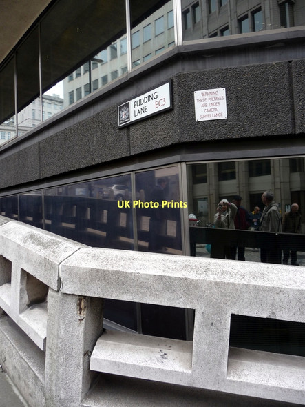 Photo 6"x4" Pudding Lane, London EC4 London c2011