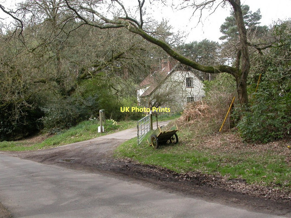 Photo 6"x4" Crow Hill, farmhouse Ringwood\/SU1505 c2011