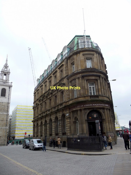 Photo 6"x4" City of London Magistrates Court, London EC4 London c2011