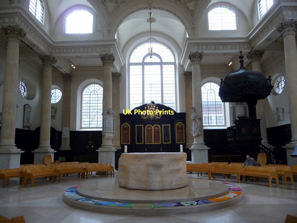 Photo 6"x4" St Stephen Walbrook, London EC4 London c2011