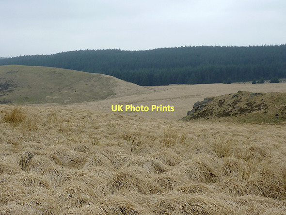 Photo 6"x4" Elenydd moorland  across Cwm Doethie Fach in Ceredigion Doethie Fach c2011