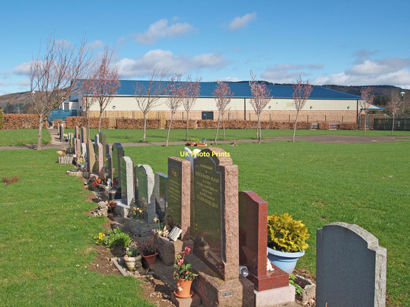 Photo 6"x4" Dunbarney Cemetery Extension Kintillo c2011