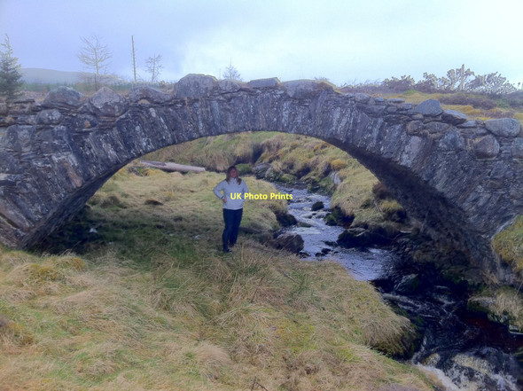 Photo 6"x4" General Wades Bridge at Mid Lairgs Daviot\/NH7239 c2011
