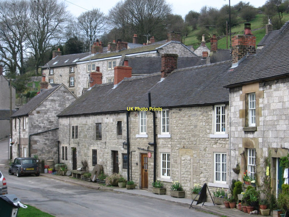 Photo 6"x4" Brassington - houses on north side of Maddock Lane Brassington c2011