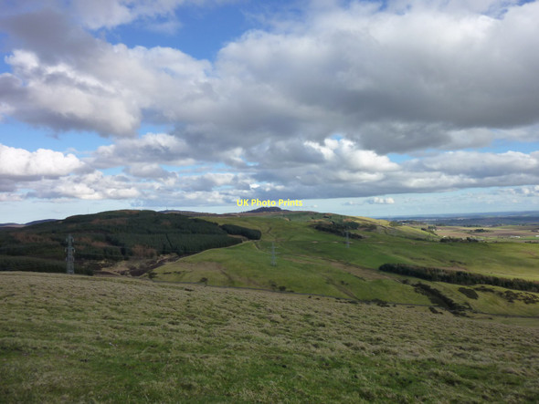 Photo 6"x4" Looking SE from Kinpurney Hill Balkeerie c2011